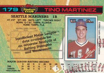 Tino Martinez  baseball card collectible - Main Image 2