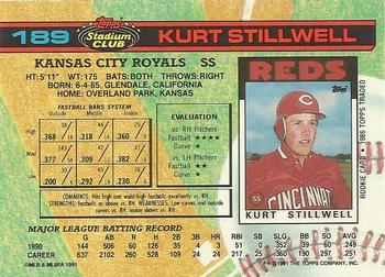 Kurt Stillwell  baseball card collectible - Main Image 2