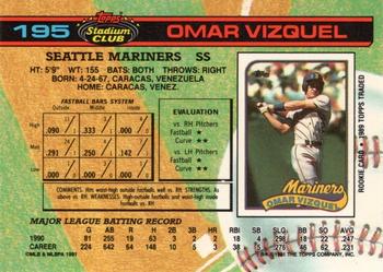 Omar Vizquel  baseball card collectible - Main Image 2