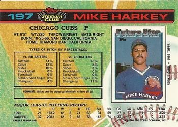 Mike Harkey  baseball card collectible - Main Image 2