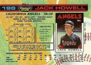 Jack Howell  baseball card collectible - Main Image 2