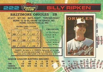Billy Ripken  baseball card collectible - Main Image 2