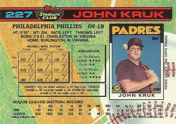 John Kruk  baseball card collectible - Main Image 2