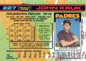John Kruk  baseball card collectible - Main Image 2
