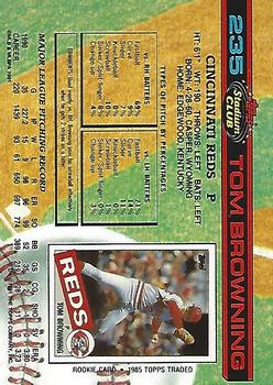 Tom Browning  baseball card collectible - Main Image 2