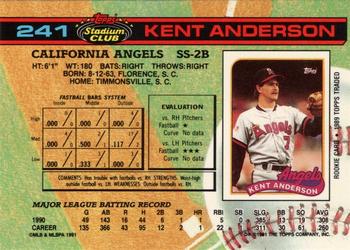 Kent Anderson  baseball card collectible - Main Image 2
