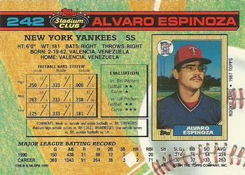 Alvaro Espinoza  baseball card collectible - Main Image 2