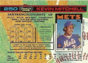 Kevin Mitchell  baseball card collectible - Main Image 2