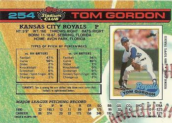 Tom Gordon  baseball card collectible - Main Image 2