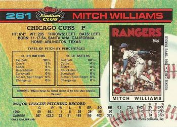 Mitch Williams  baseball card collectible - Main Image 2