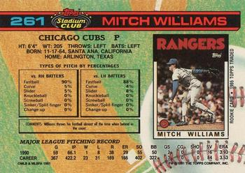 Mitch Williams  baseball card collectible - Main Image 2
