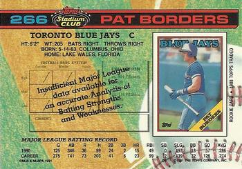 Pat Borders  baseball card collectible - Main Image 2