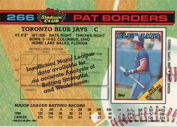 Pat Borders  baseball card collectible - Main Image 2