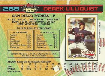Derek Lilliquist  baseball card collectible - Main Image 2