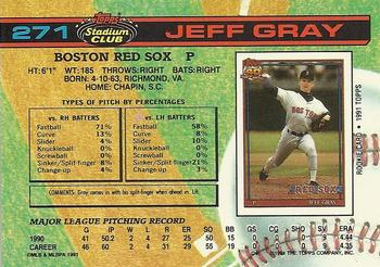 Jeff Gray  baseball card collectible - Main Image 2