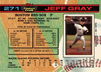 Jeff Gray  baseball card collectible - Main Image 2