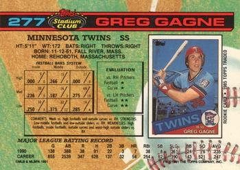 Greg Gagne  baseball card collectible - Main Image 2