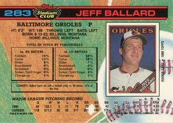 Jeff Ballard  baseball card collectible - Main Image 2