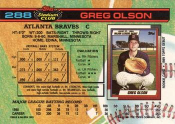 Greg Olson  baseball card collectible - Main Image 2