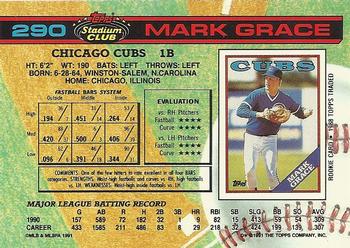 Mark Grace  baseball card collectible - Main Image 2