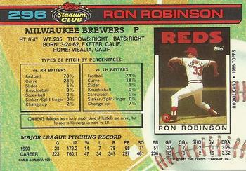 Ron Robinson  baseball card collectible - Main Image 2