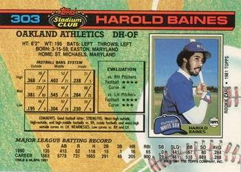 Harold Baines  baseball card collectible - Main Image 2