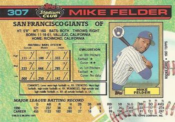 Mike Felder  baseball card collectible - Main Image 2