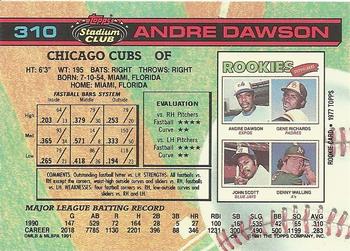 Andre Dawson  baseball card collectible - Main Image 2
