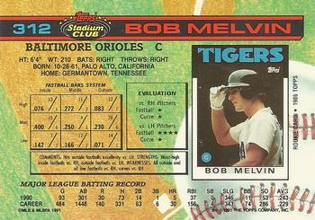 Bob Melvin  baseball card collectible - Main Image 2