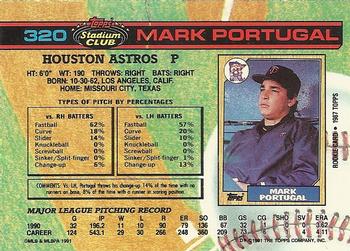 Mark Portugal  baseball card collectible - Main Image 2