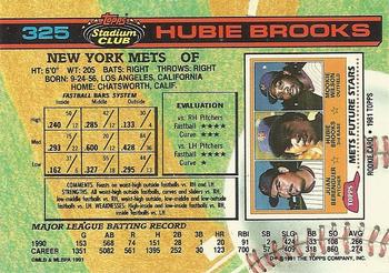 Hubie Brooks  baseball card collectible - Main Image 2