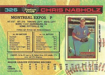 Chris Nabholz  baseball card collectible - Main Image 2