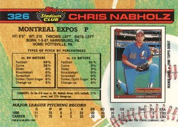 Chris Nabholz  baseball card collectible - Main Image 2
