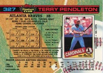 Terry Pendleton  baseball card collectible - Main Image 2