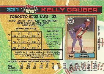 Kelly Gruber  baseball card collectible - Main Image 2
