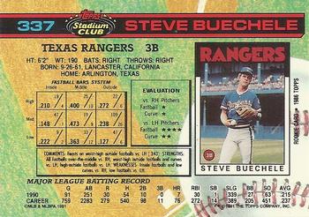 Steve Buechele  baseball card collectible - Main Image 2