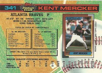 Kent Mercker  baseball card collectible - Main Image 2