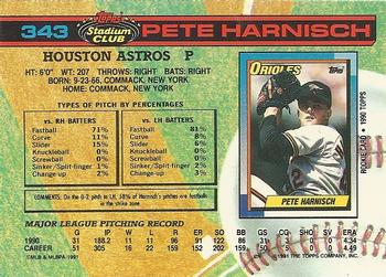 Pete Harnisch  baseball card collectible - Main Image 2
