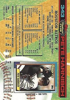 Pete Harnisch  baseball card collectible - Main Image 2
