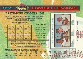 Dwight Evans  baseball card collectible - Main Image 2