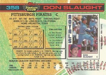 Don Slaught  baseball card collectible - Main Image 2