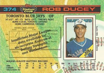 Rob Ducey  baseball card collectible - Main Image 2