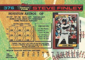 Steve Finley  baseball card collectible - Main Image 2