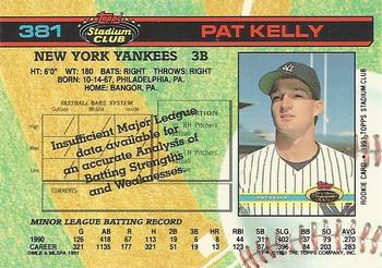 Pat Kelly  baseball card collectible - Main Image 2
