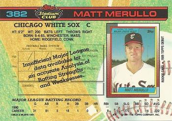 Matt Merullo  baseball card collectible - Main Image 2
