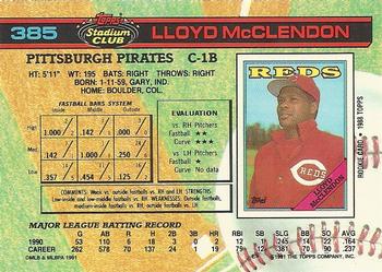 Lloyd McClendon  baseball card collectible - Main Image 2