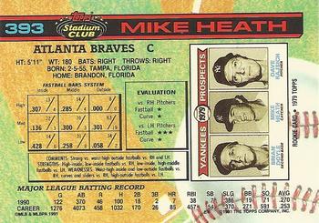 Mike Heath  baseball card collectible - Main Image 2
