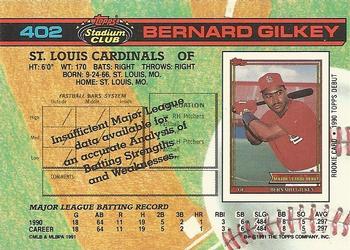 Bernard Gilkey  baseball card collectible - Main Image 2