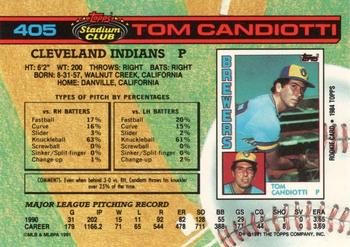 Tom Candiotti  baseball card collectible - Main Image 2