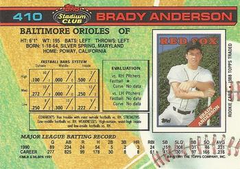 Brady Anderson  baseball card collectible - Main Image 2